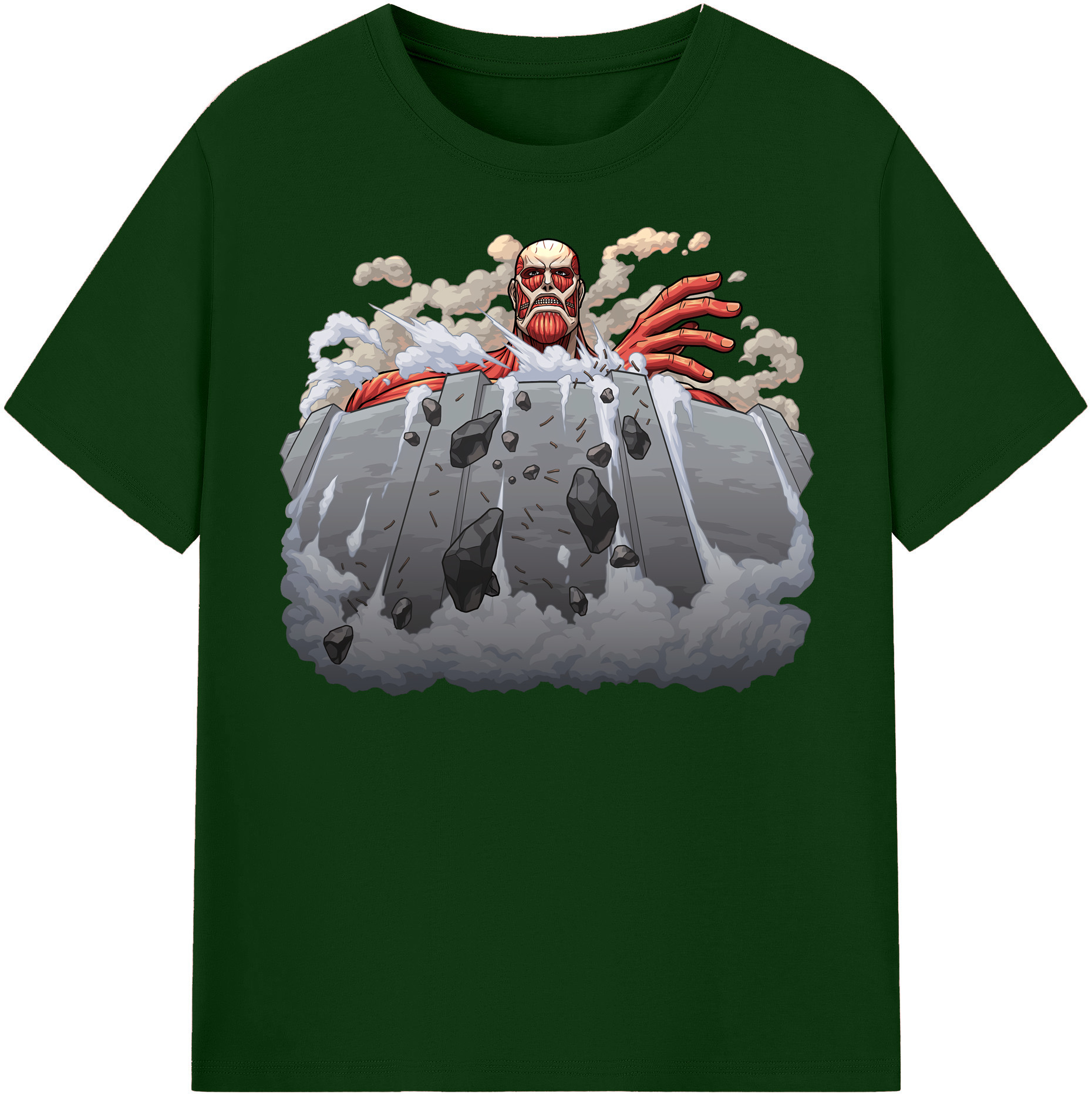 （画像用） 進撃の巨人 Attack on Titan 綿100％半袖Tシャツ（フロントプリント）